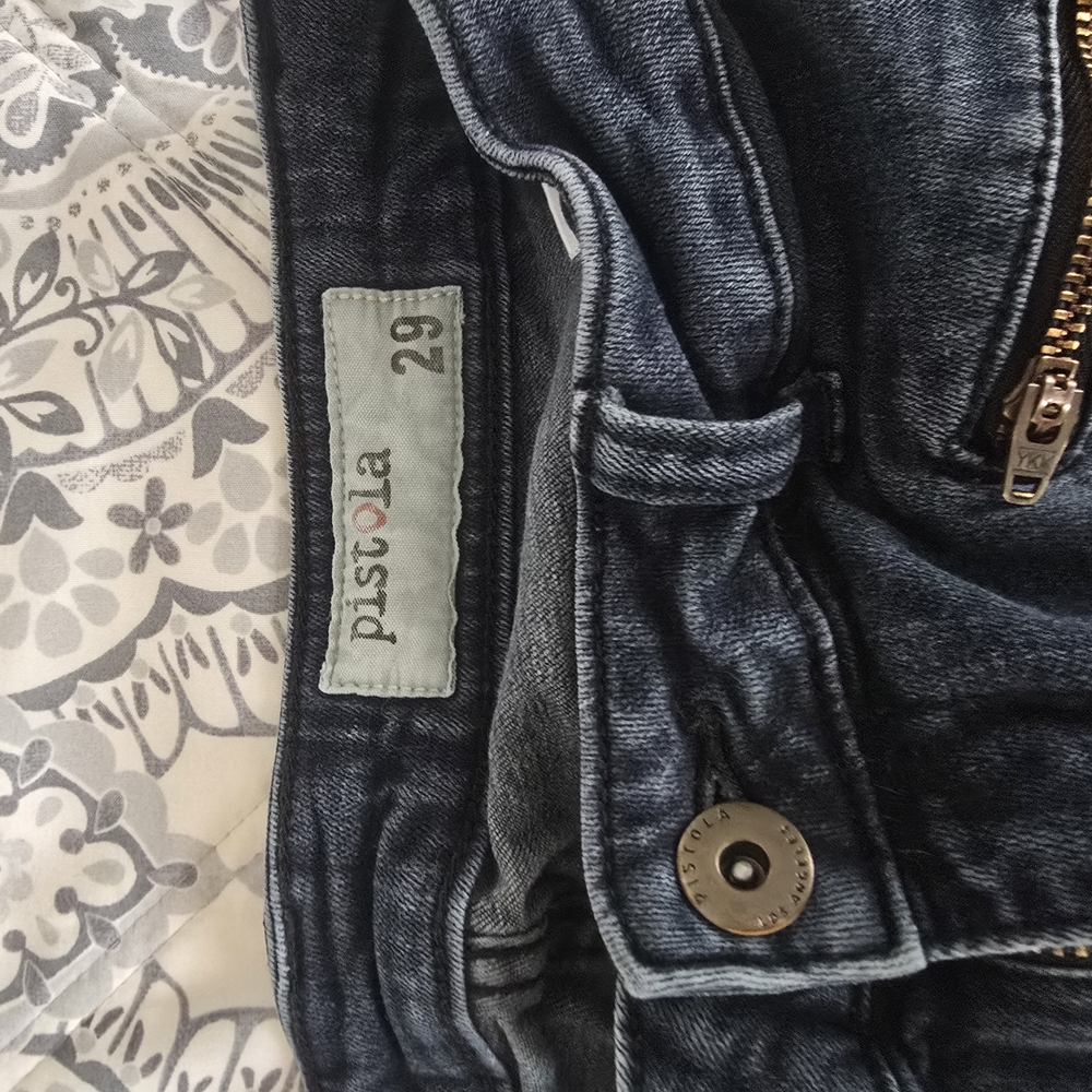 Pistola Dark Wash Denim Jeans